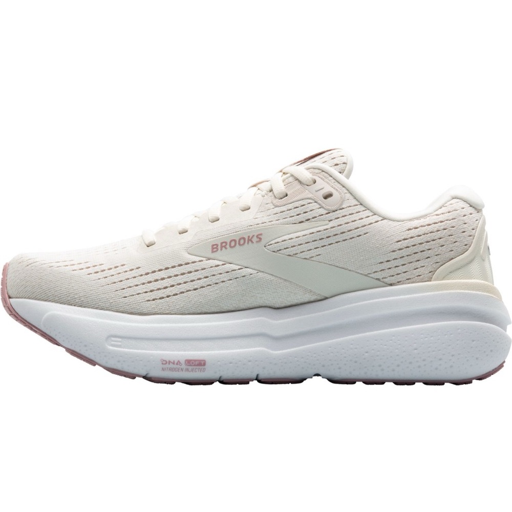 Brooks Women's Ghost Max 2 Running Sneakers Ivory Coconut Milk Zephyr Size 11 - Picture 4 of 7